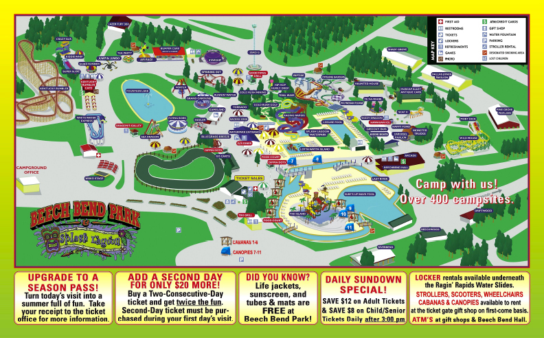 Beech Bend Park Map