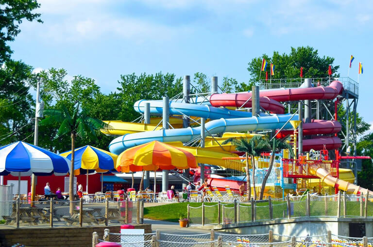 Raging Rapids Slides at Splash Lagoon | Beech Bend Amusement Park - Bowling Green, KY